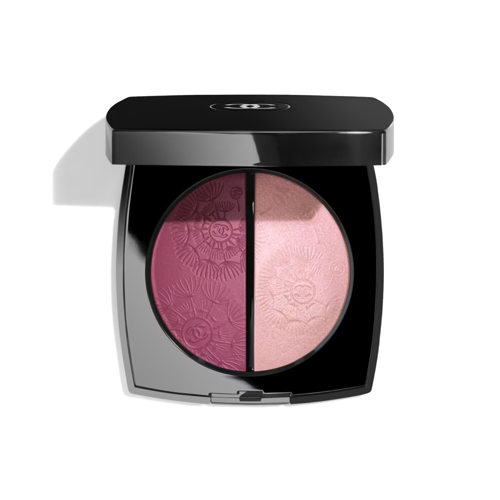 Blush and highlighter duo light and berry