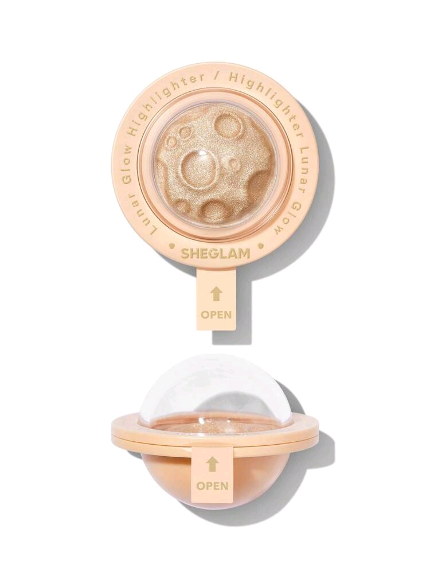 SHEGLAM Lunar Glow Highlighter-Tea Cake Brand Beauty Cosmetic Makeup For Women And Girls