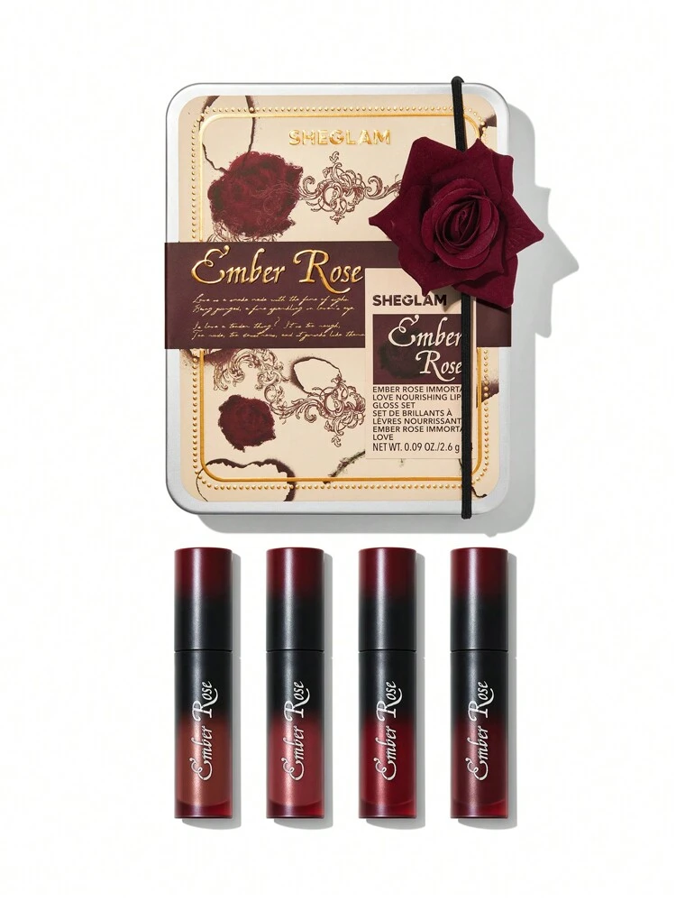 Emeber rose set lip gloss